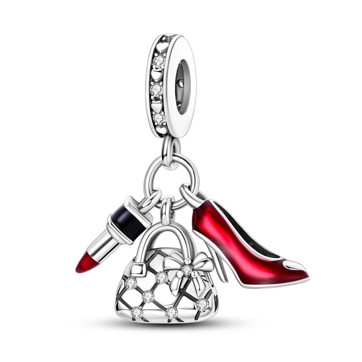 Silver 925 Charms Beads Princess Skirt Pumpkin Carriage Fairy Tale Fit Bracelet Pendant DIY For Woman Jewelry