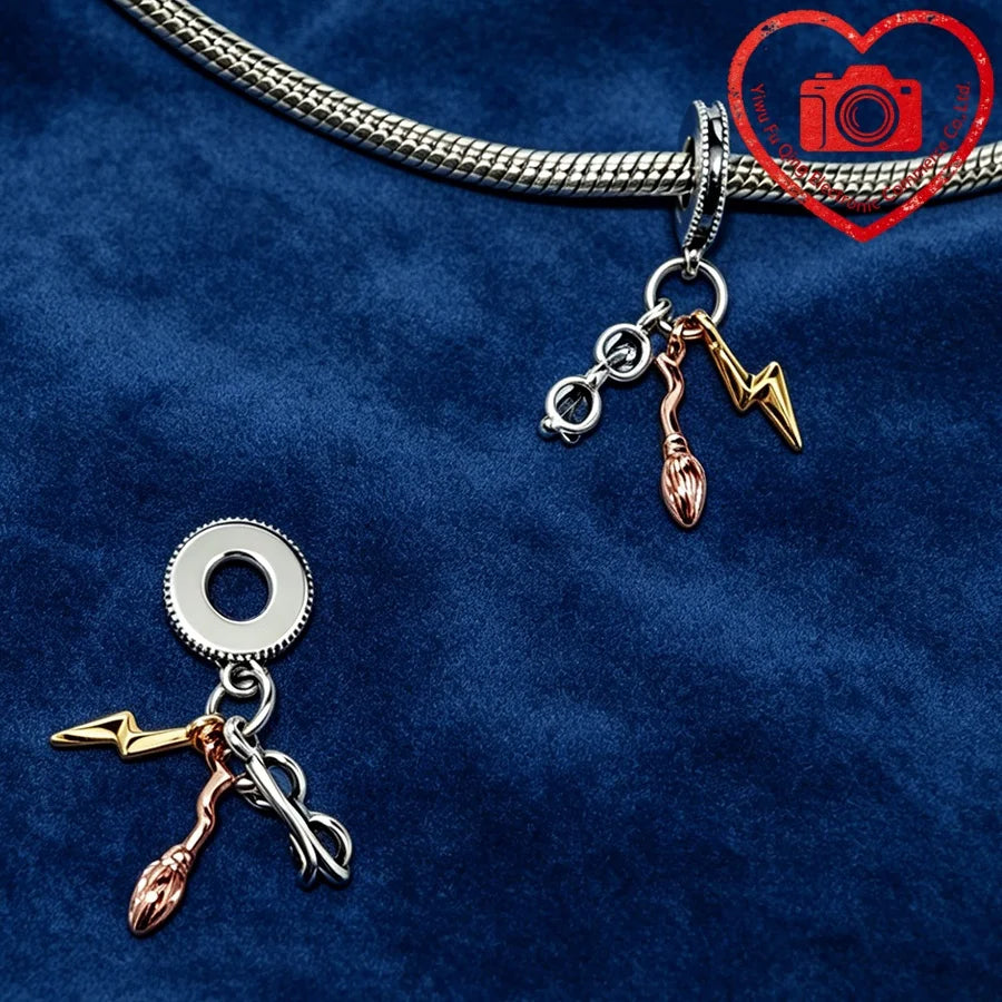 2026 Hot Sale Original Harry Series Charms Magic Hat Owl Beads Fit 925 Silver Bracelets Accessories DIY Fine Women Jewelry Gifts