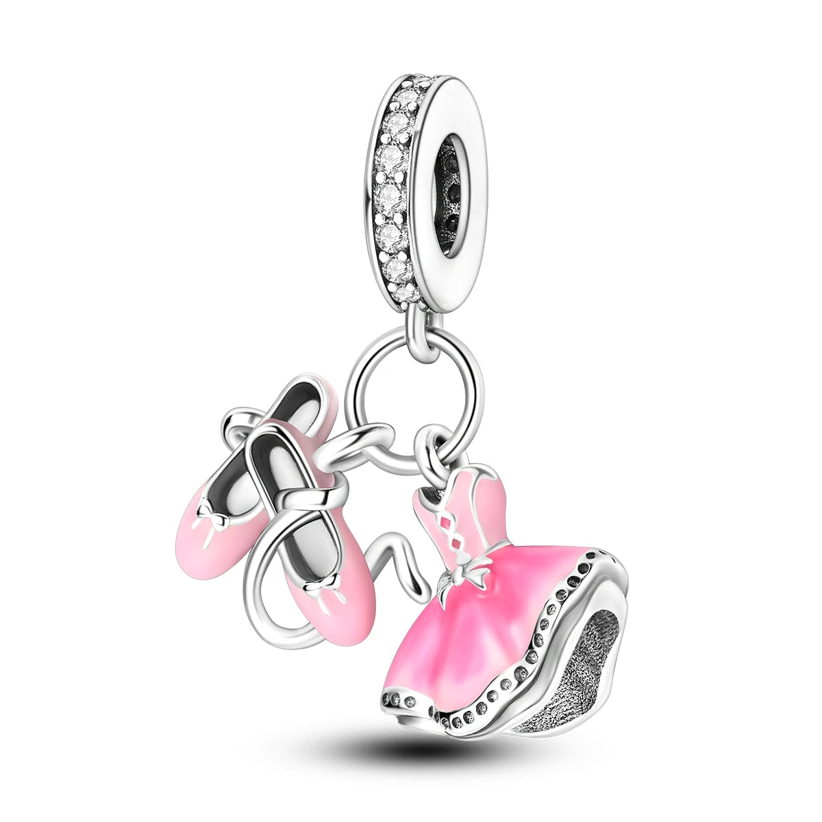 Silver 925 Charms Beads Princess Skirt Pumpkin Carriage Fairy Tale Fit Bracelet Pendant DIY For Woman Jewelry