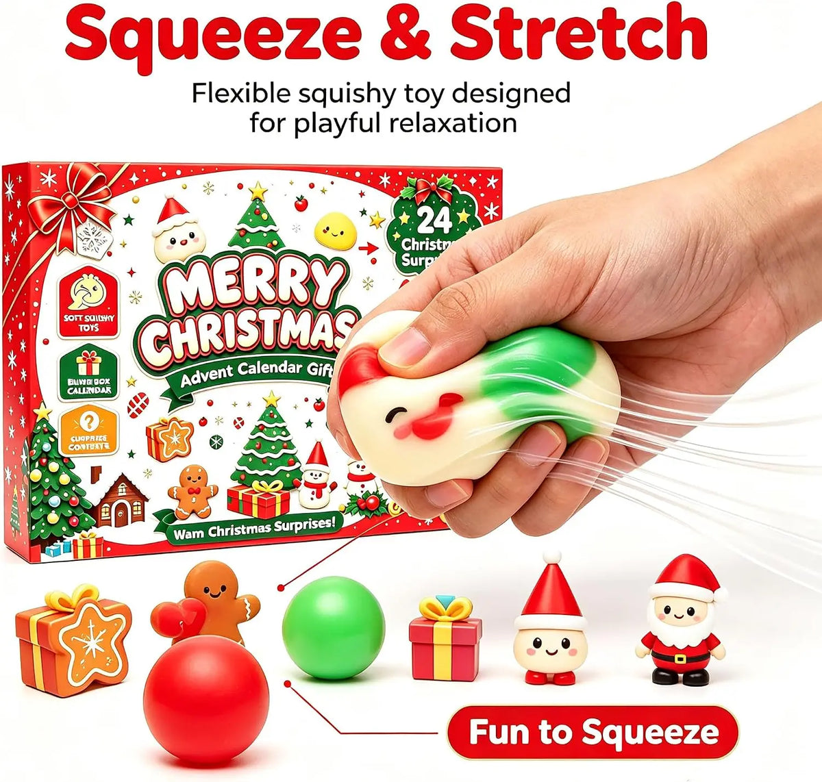 24 Days of Squishmas – Dumpling Squishy Advent Calendar 2026