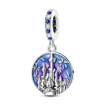 Silver 925 Charms Beads Princess Skirt Pumpkin Carriage Fairy Tale Fit Bracelet Pendant DIY For Woman Jewelry