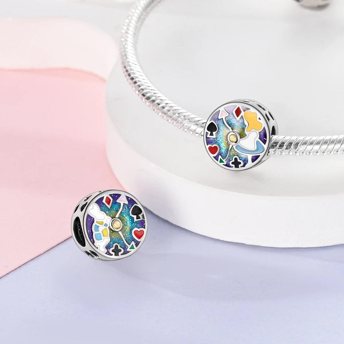 Silver 925 Charms Beads Princess Skirt Pumpkin Carriage Fairy Tale Fit Bracelet Pendant DIY For Woman Jewelry